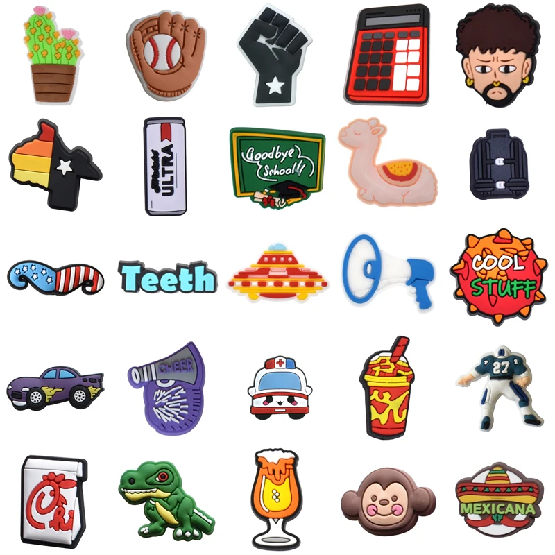 

Packs Wholesale Bulk Shoes Accessories Shoe Charms Girl Men Women Charm Gifts Set Jeans Boy Para Pins Kids Decorations for Crocs
