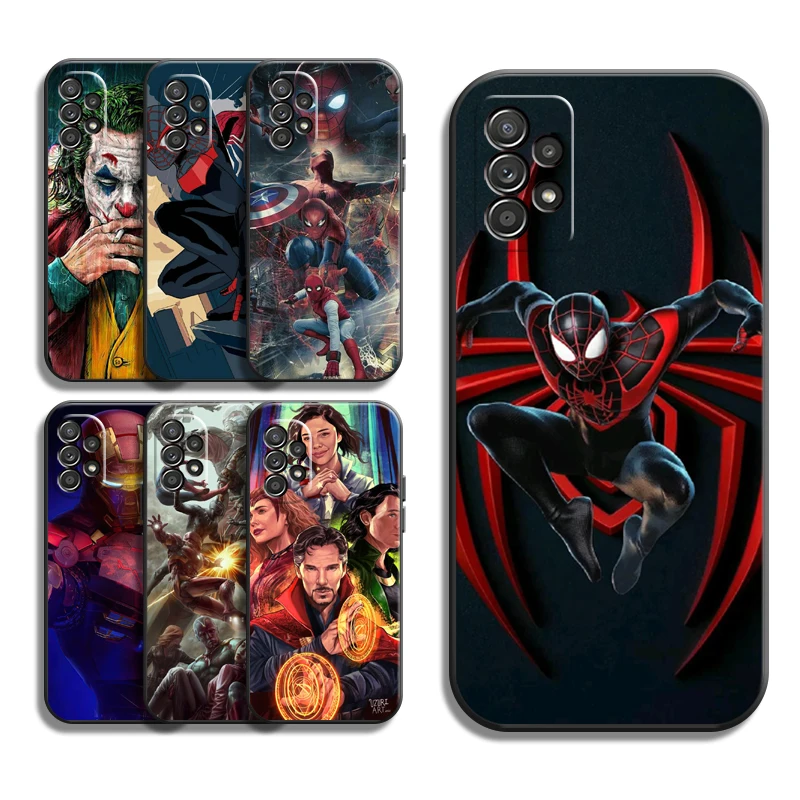

Marvel Avengers Phone Cases For Samsung Galaxy S22 S22 Ultra S20 Lite S20 Ultra S21 S21 FE S21 Plus Ultra Funda Soft TPU