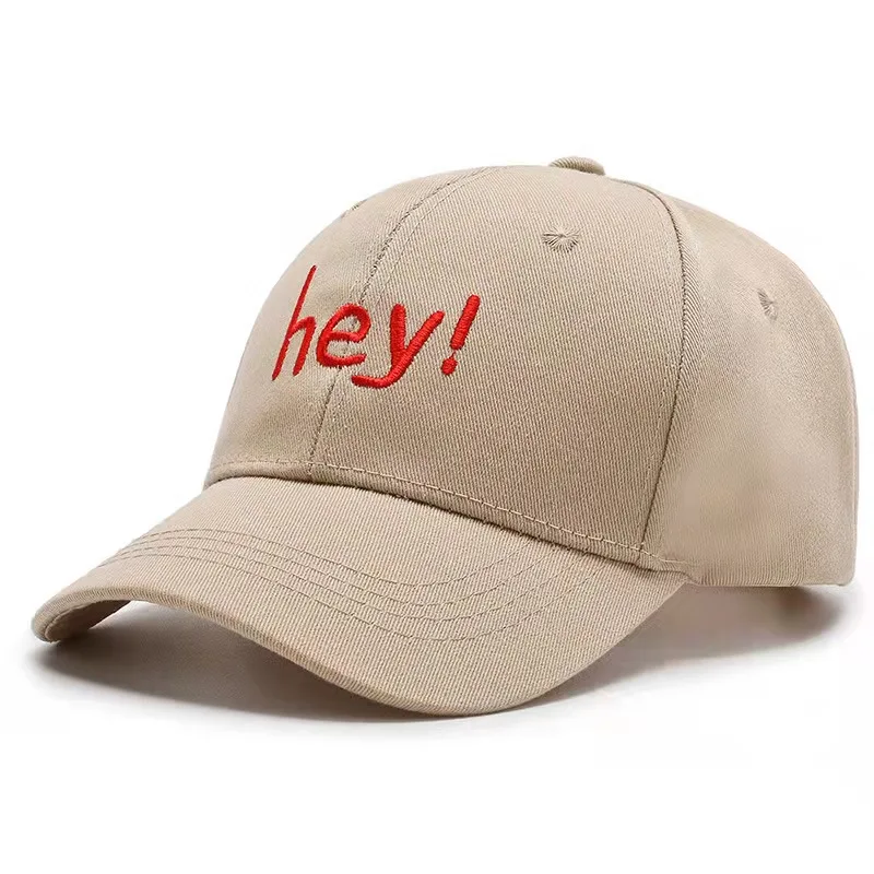 

New Fishion Embroidery Letter HEY Cap Men Baseball Cap Male Outdoor Fishing Hat Casual Summer Mesh Sunshade Trucker Hat