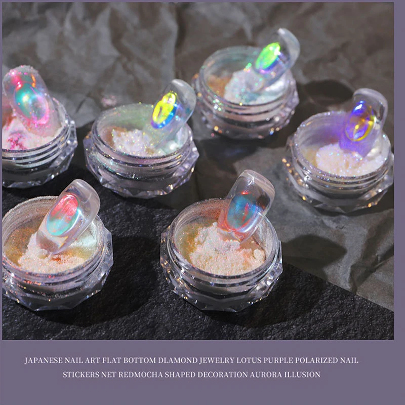 

Ice Cube Manicure Pearl Powder Ice Muscle Powder Manicure Highlight Powder Ice Penetration Popular White Manicure Powder