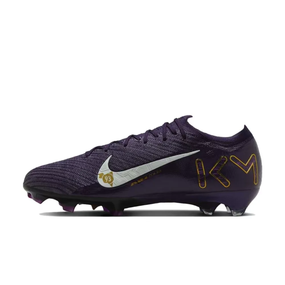 Фото Футбольные бутсы Nike x Kylian Mbappe Mercurial Vapor 16 Elite для мужчин: стильные, высокопроизводительные, удобные, фиолетовые FQ8683-500 №2