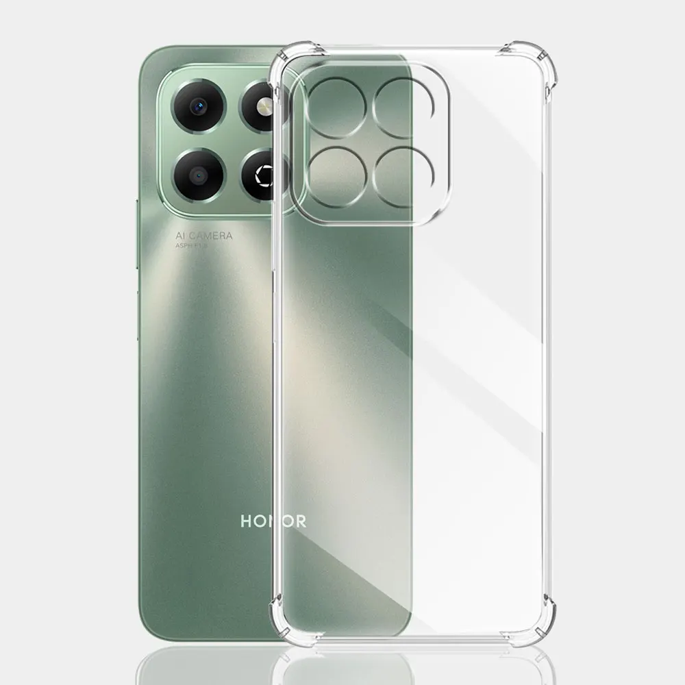 Противоударный чехол с подушкой безопасности для Honor X6b JDY-LX1 мягкий прозрачный