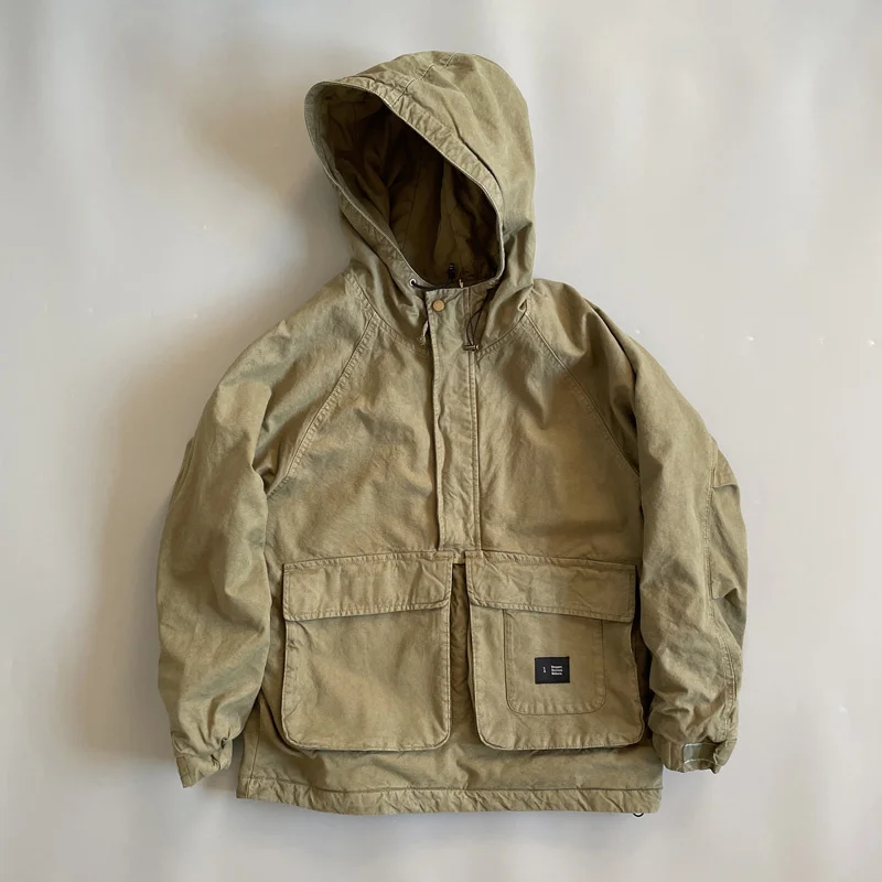 

JK480 US Big Size Top Quality 100% Cotton Fabric Vintage Stylish Jacket