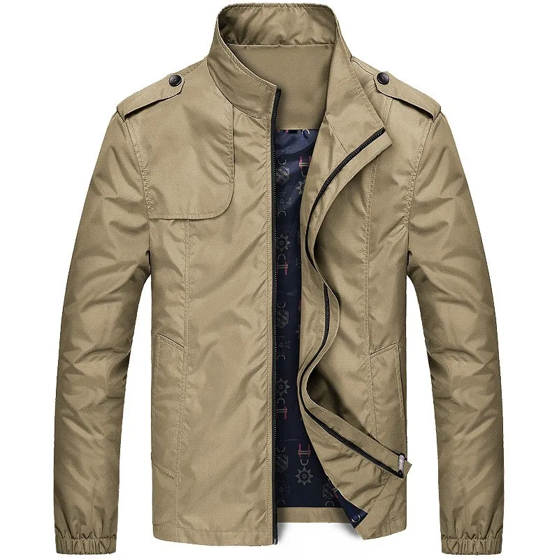 Men's Casual Jacket Jacket, Spring And Autumn Car Logo, Long Sleeved Zipper, Windproof And Sun Proof Printing, Sporty Design