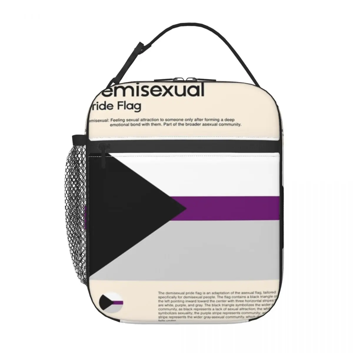 Демисексуальный Флаг Гордости (плакат гордости флага) один Ланчбокс