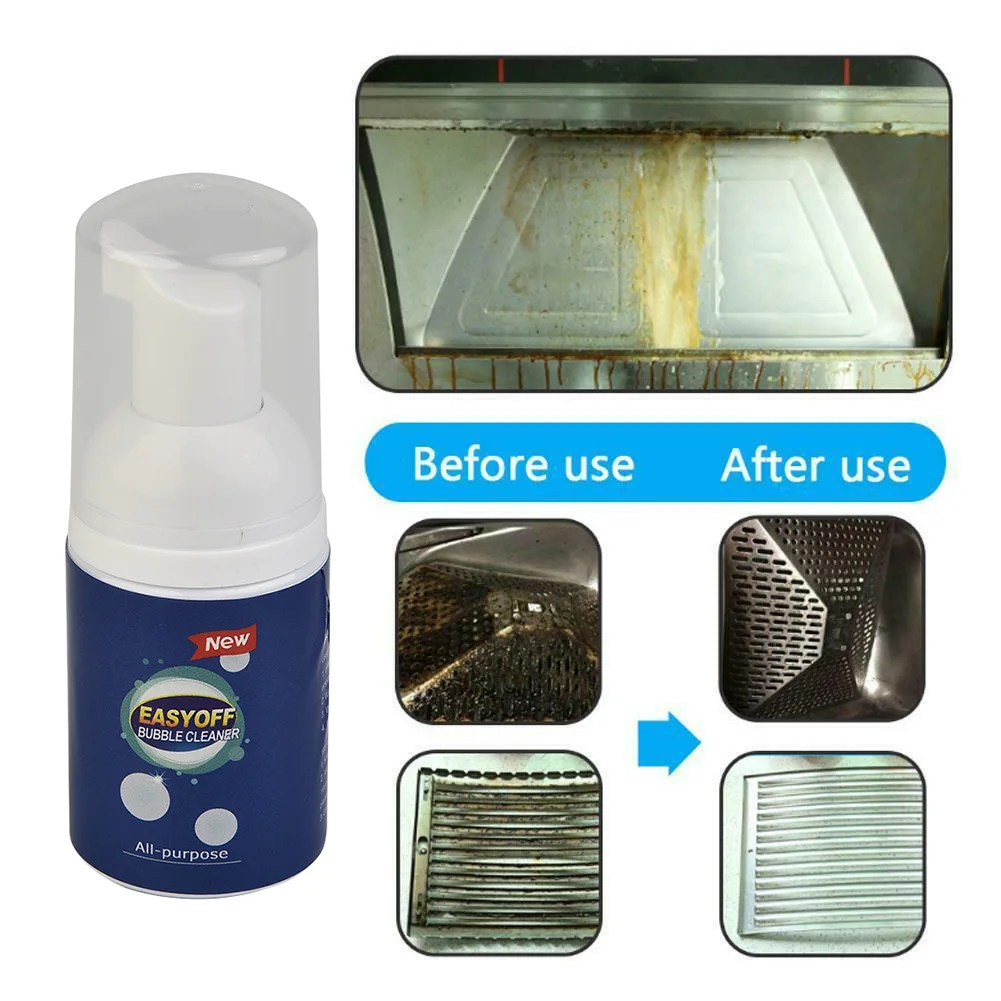 

30ml All-Purpose Cleaning Bubble Cleaner Spray Foam Kitchen Grease Dirt Rust Removal No Need To Rinse