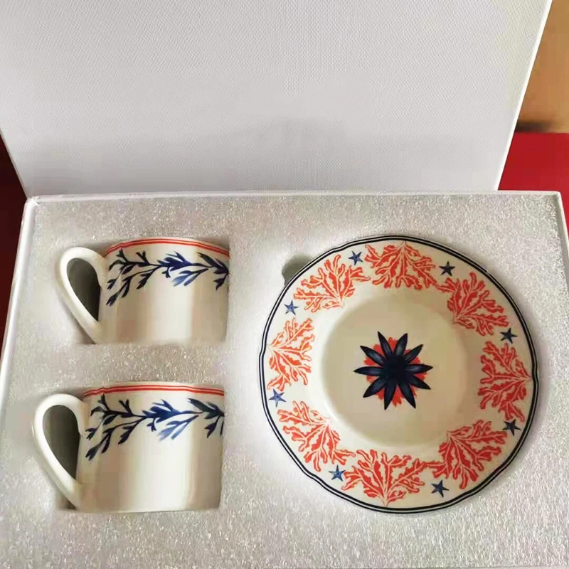 Ceramic Mug Coffe Cup Bone China Drinkware Porcelain Tea Cup Baroque Vintage Birthday Gift Café Birthday Gift Home Decor