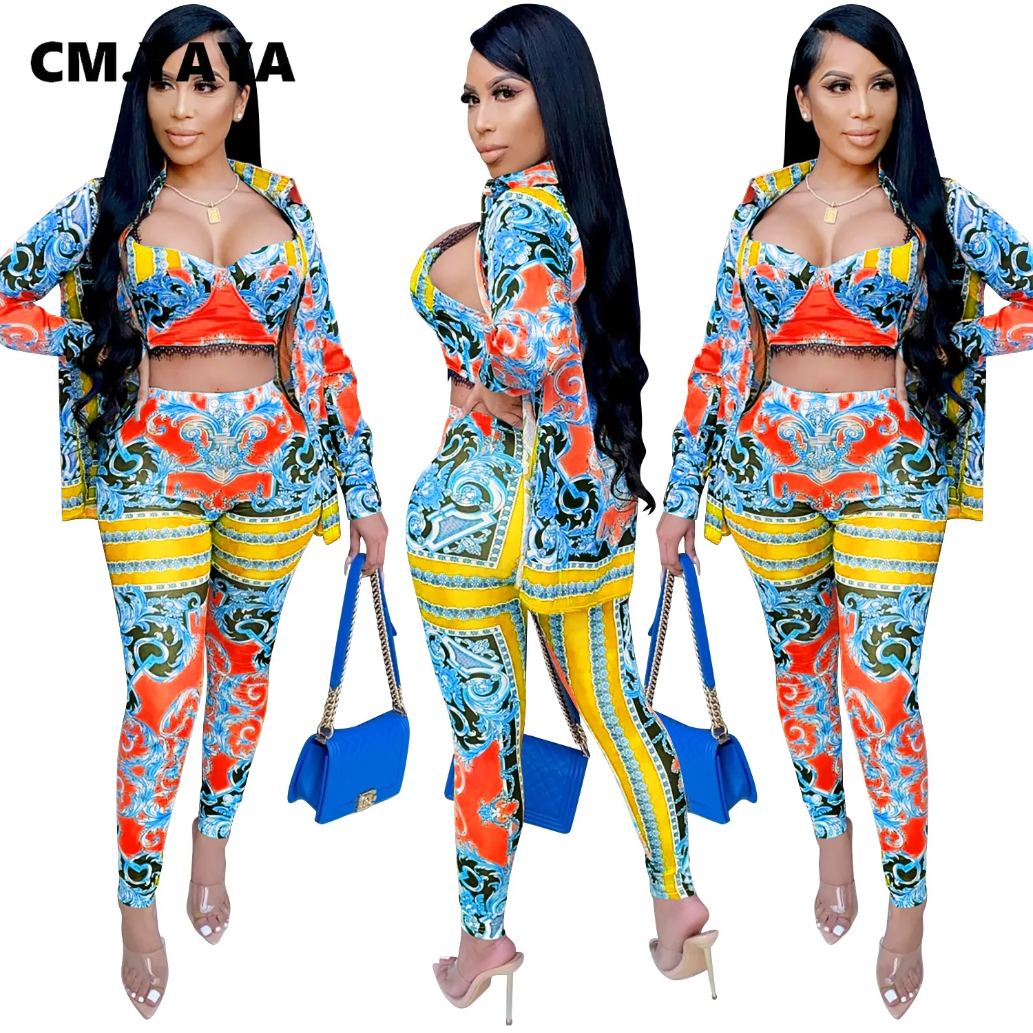 См. Несокрушимая Механическая 2020 осень-зима Дамский комплект куртка + топ штаны