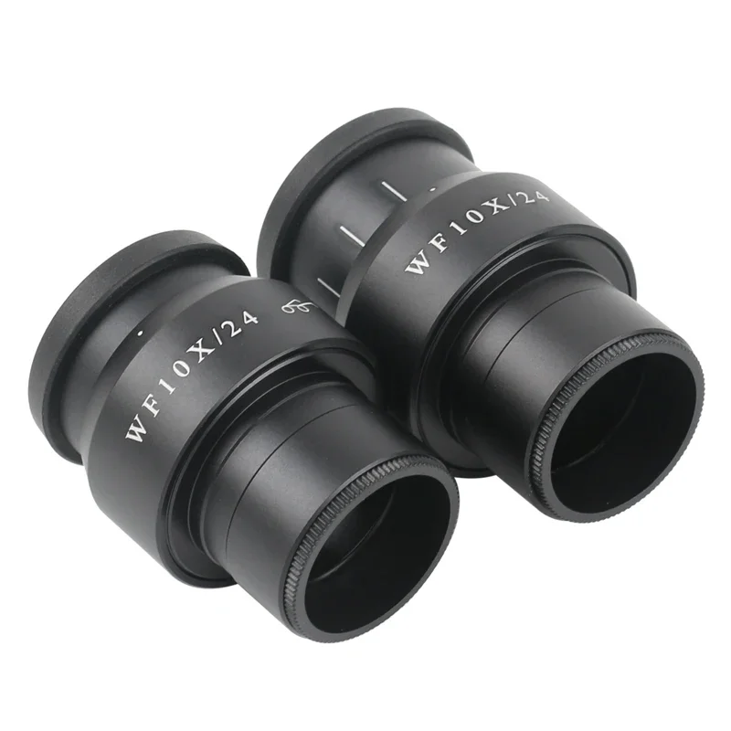 2 шт. WF10X/24 широкоугольный окуляр с высокой осадкой регулируемое поле зрения