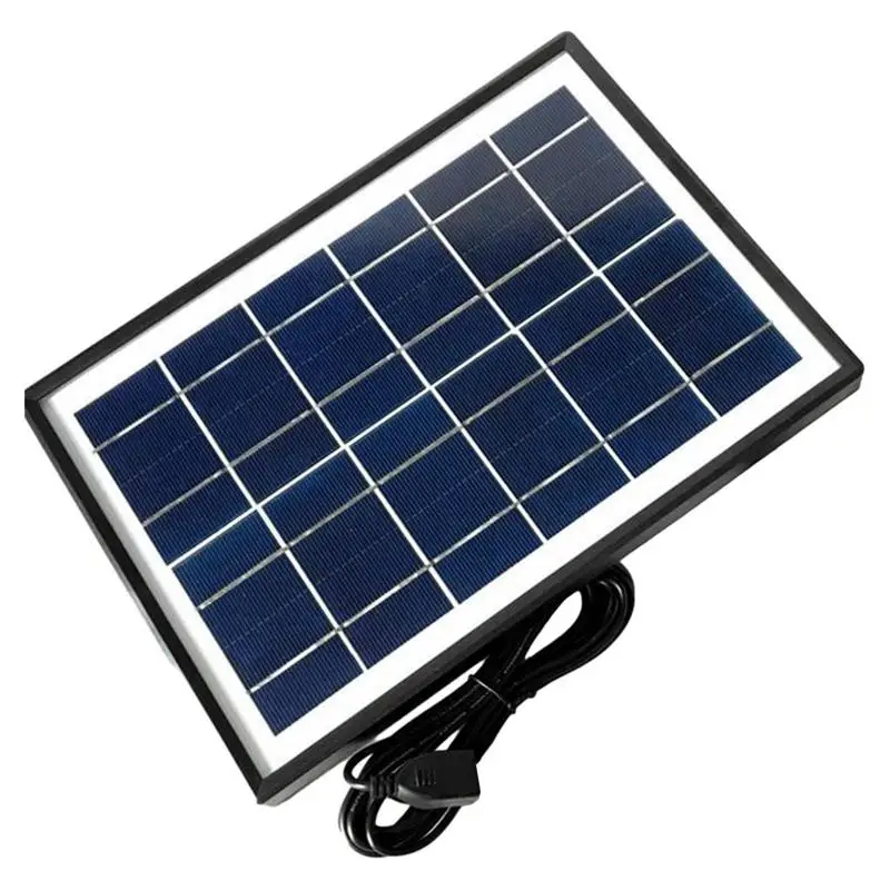 

Portable Solar Panel | 6W Solar Panel Kit Solar Battery Charger | Flexible Solar Panel Solar Phone Charger Power Bank For Tent B