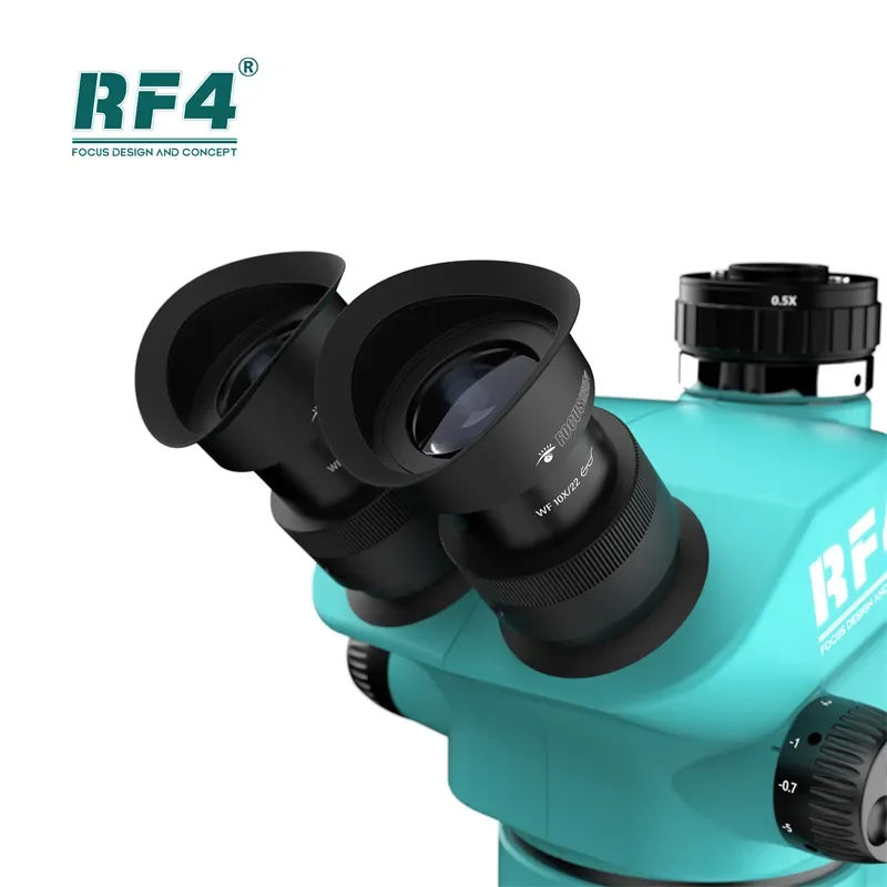 

RF4 RF-EM5 Eyepiece Cover For Trinocular Stereo Microscope Prevent Light Leaking Rubber Eye Guards Shield Cover Repair Tools