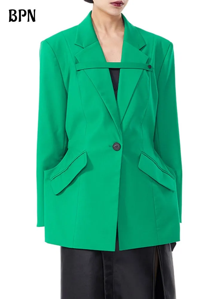 Женский блейзер на пуговицах BPN