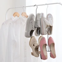 1pc shoes drying rack hanger iron shoes holder hook laundry hanging tools hanger shelf home storage organizer clothes organizer