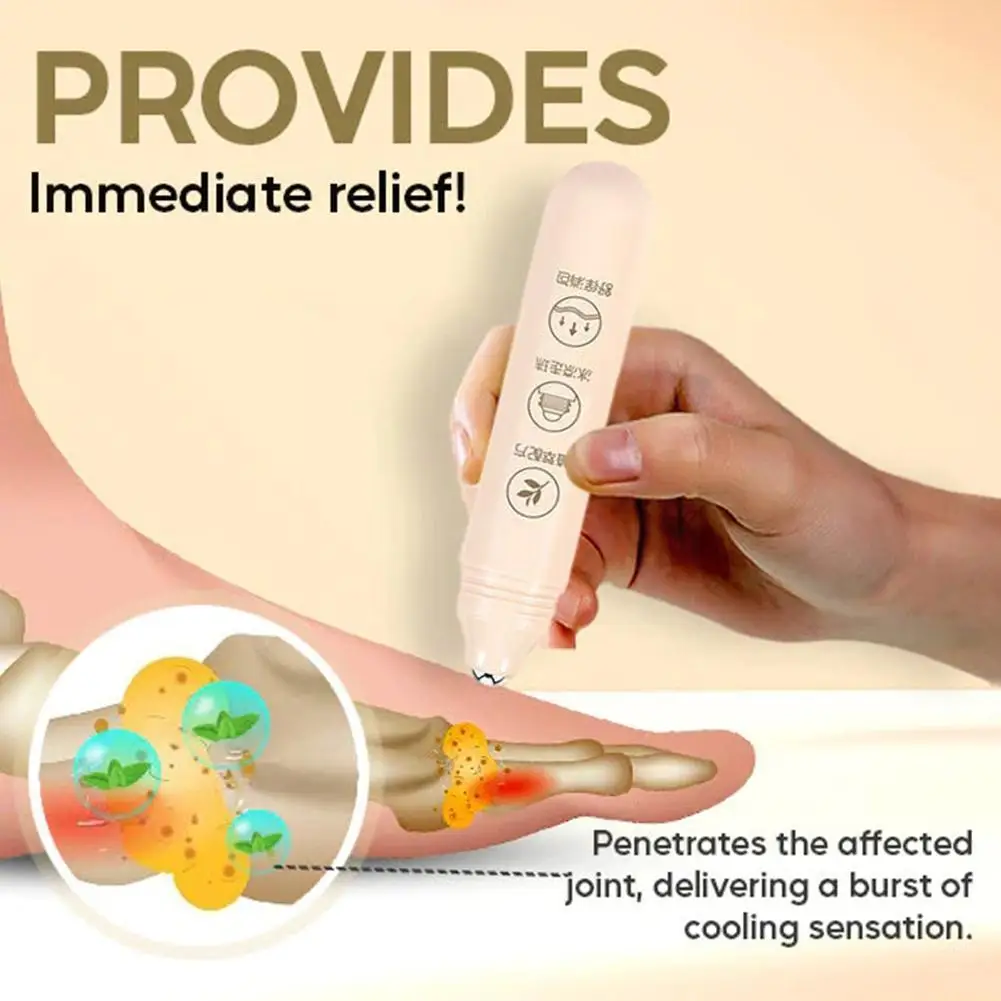 

Rolling Ball Swelling Gel Moving Ball Mint Ice Dew Antiitching Pain Portable Dew and Preventing Skin Relieving Ice Mosquito B7H8