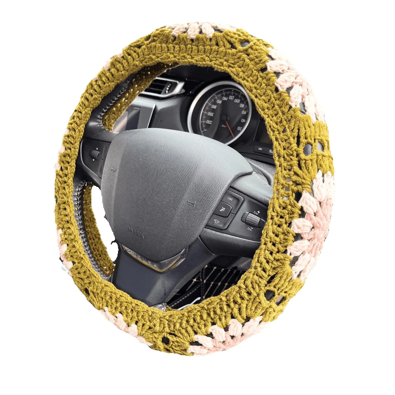 

15'' Auto Braiding Steering Wheel Cover bmw e46 e60 Golf 4/5/7 Tesla Model 3 audi a3/4 b8 Fiat 500 Car Accessories for Vehicles