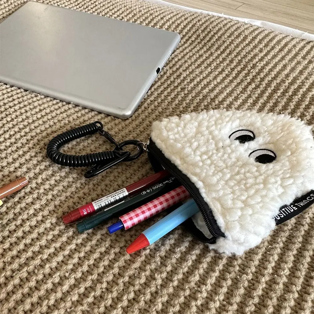 Мультяшный рисовый шарик кошелек для монет сумка на молнии очаровательный