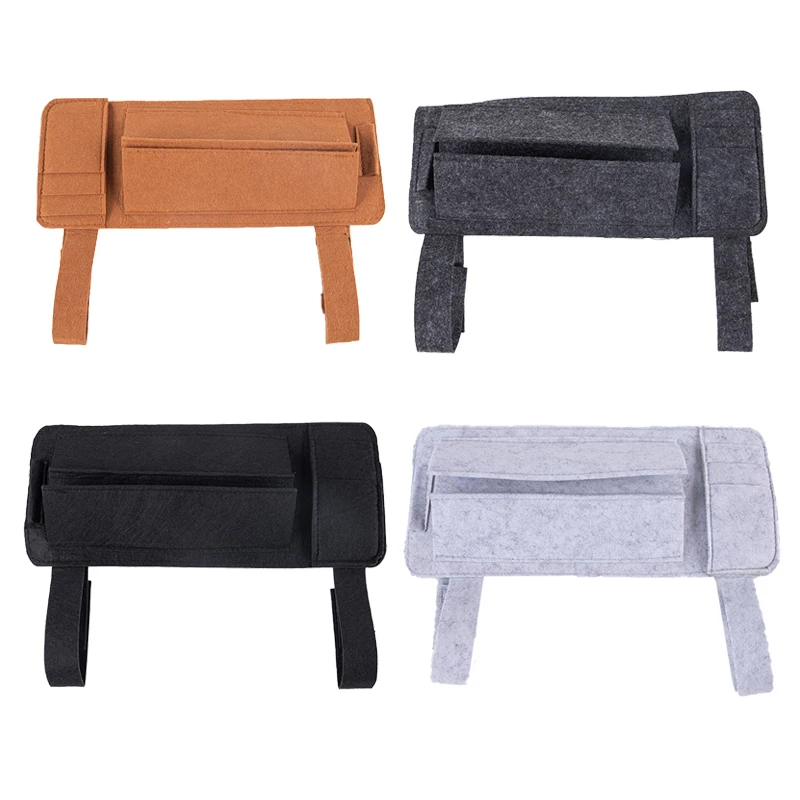 

Car Styling Case Sun Visor Type Wool Felt Hanging Tissue Box Car Napkin Holder Pocket Organizer Pouch Card Storage