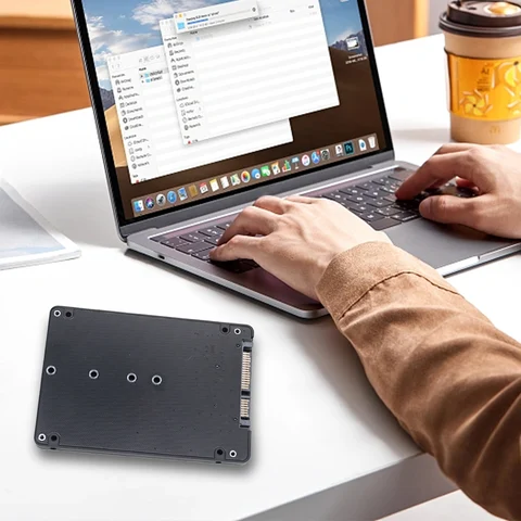 Карта адаптера M.2 NGFF SSD в SATA3 Плата адаптера жесткого диска 6 Гбит/с Карта адаптера двойного назначения M.2 NGFF в SATA3.0 для ПК