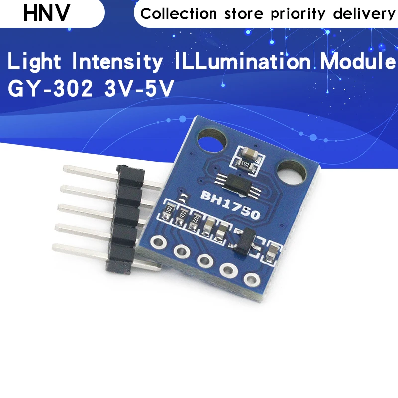 

10 шт GY-302 BH1750 BH1750FVI модуль интенсивности света освещения 3V-5V