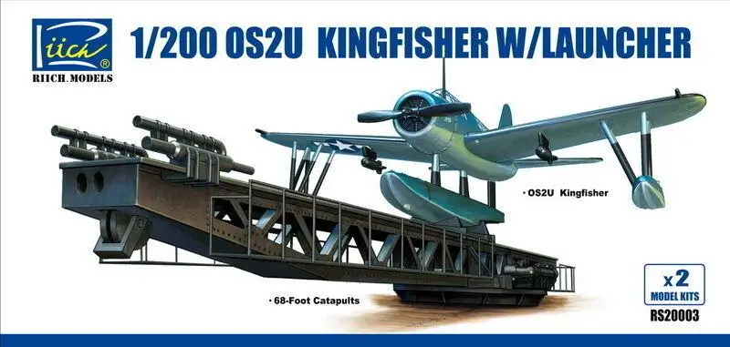 

Riich Models RS20003 1/200 OS2U-3 Kingfisher w/Launcher (2pcs)