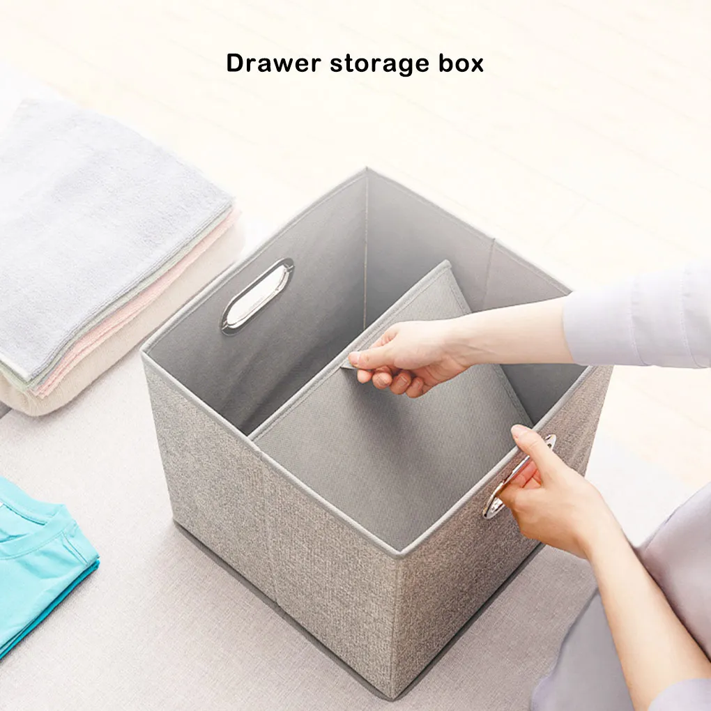

Storage Box Zipper Multifunctional Socks Boxes Stylish Clothes Case