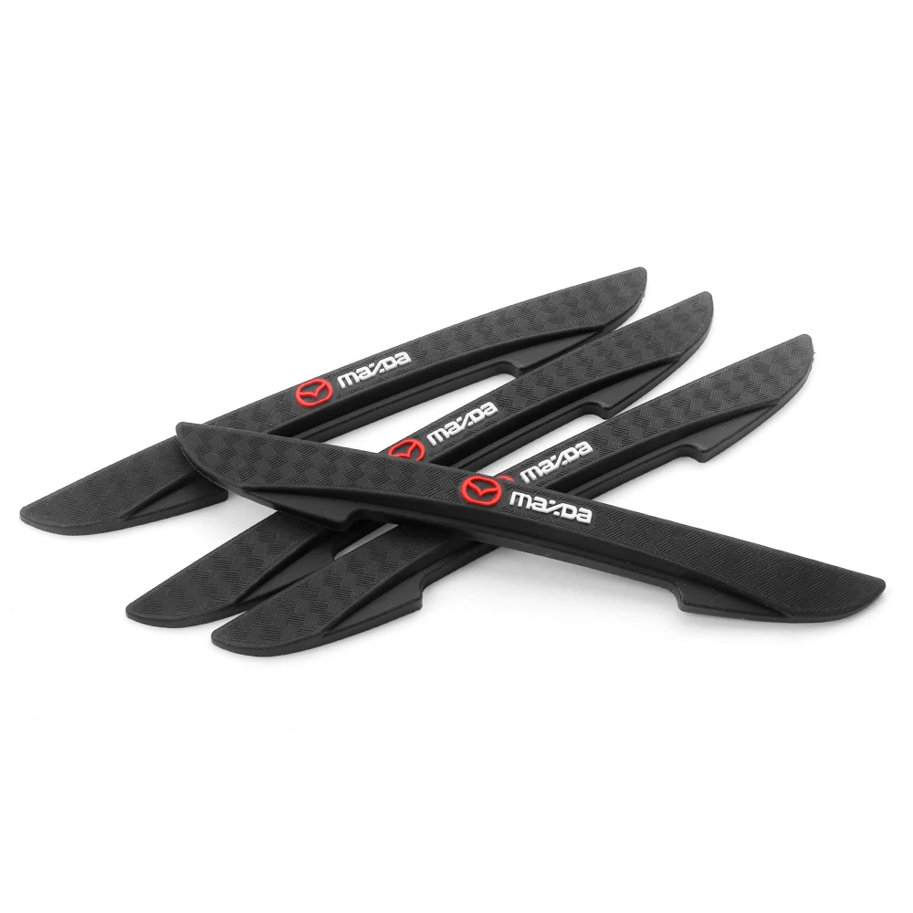 4 шт. защитная боковая полоса для двери автомобиля резиновый край противоударная