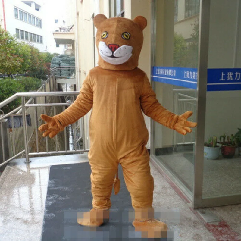 

Lion Mascot Costume for Christmas and Halloween Fursuit Cosplay Suit Fancy Party Clothing Carnival Adults Size