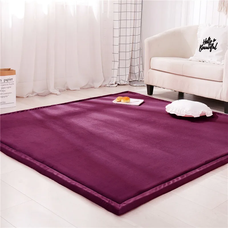 

2cm Thick Japanese Style Tatami Carpet Luxury Non-slip Large Living Room Rugs Kids Bedroom Mats Thick Tapetes Children Play Rug