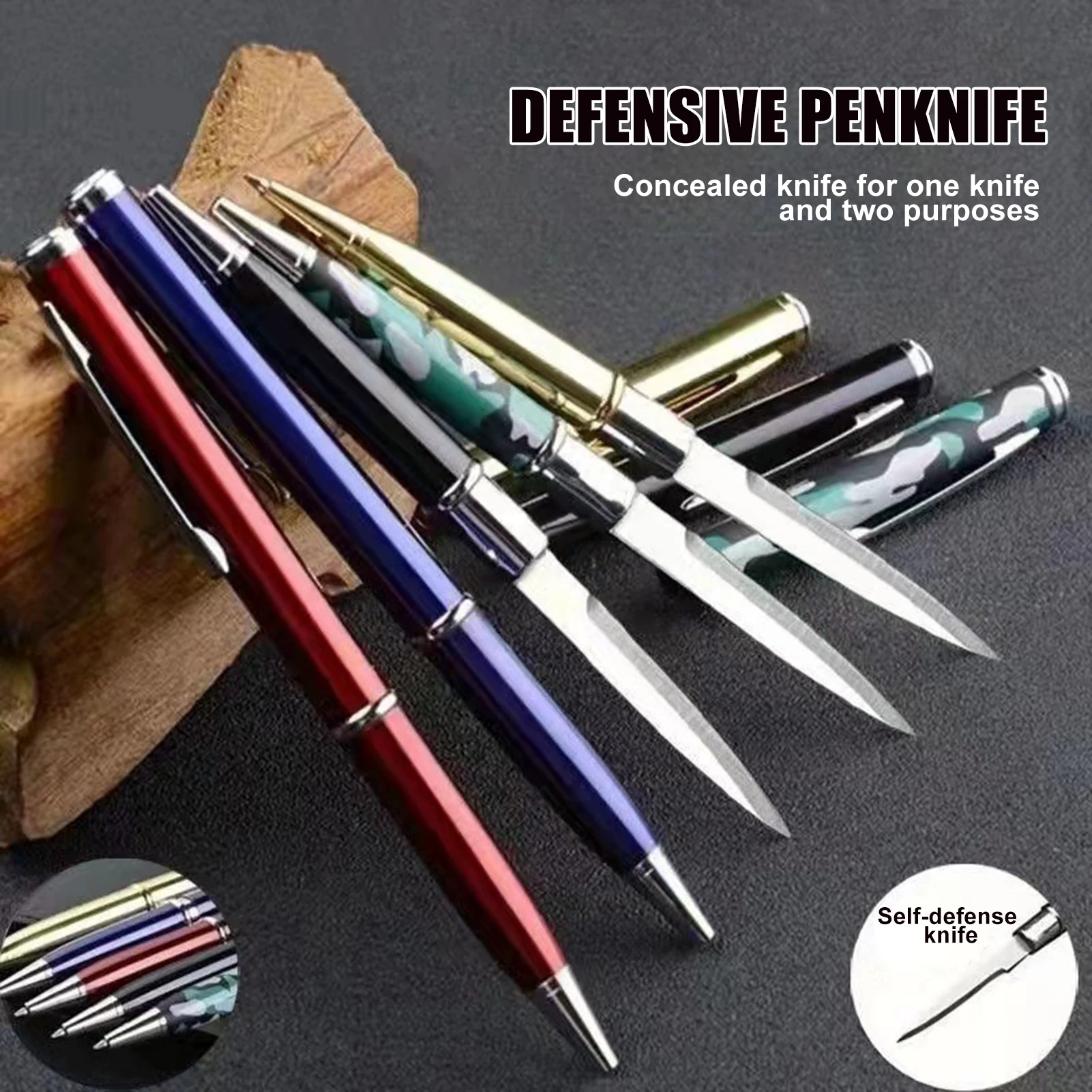 

Ручка для самообороны интернет-знаменитостей, металлическая ручка для разборки курьера, портативный инструмент, шариковая ручка, вращающаяся черная ручка