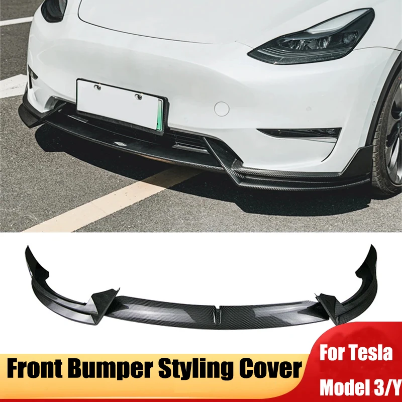 

Дефлектор для переднего бампера, губ, подбородка, для 2021 22 23 Tesla Model 3 Y