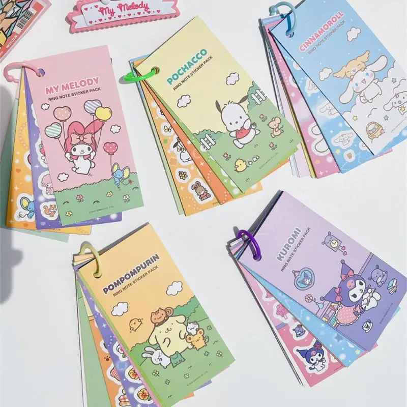 

Kawaii Sanrioes аниме Kuromi Cinnamoroll моя мелодия наклейка книга мультфильм портативный Diy ручной аккаунт материал декоративные наклейки