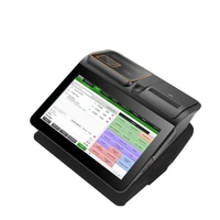 11 6 inch capacitive touch screen android pos systems with 80mm auto cutter thermal printer for cash register and supermarket