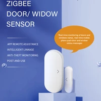 tuya zigbee doorwindow sensor contact open sensor for smart home automation app remote control work with aleax google