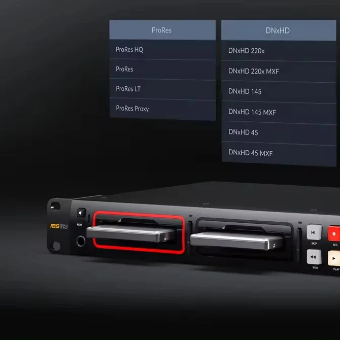 Дисковый видеорегистратор BMD HyperDeck Studio 12G 12G-SDI оборудование для редактирования и