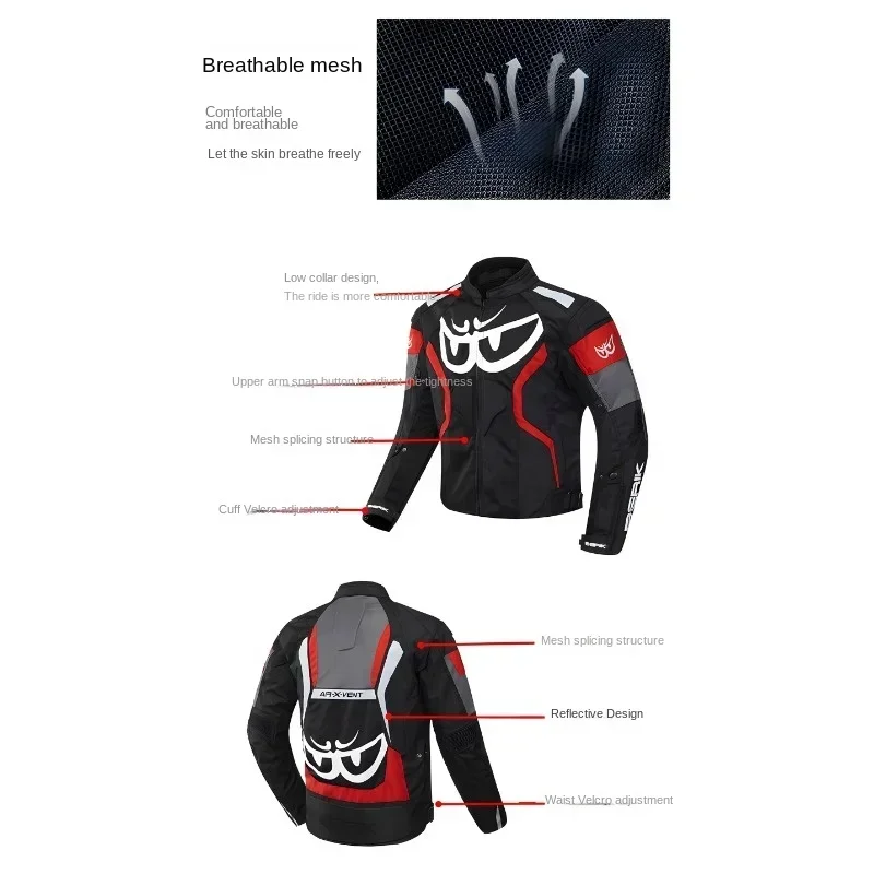 Berik куртка мотоциклиста локомотивный костюм мотоциклетная Мужская байкерская