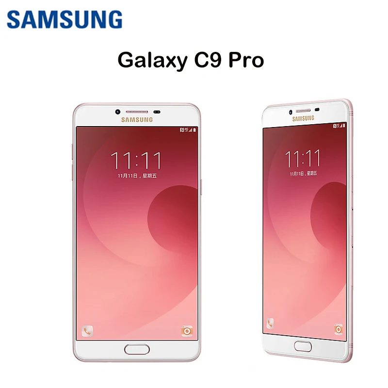 Разблокированный сотовый телефон Samsung Galaxy C9 Pro 6 0 дюйма ГБ ОЗУ 64 Гб ПЗУ камера 16 МП