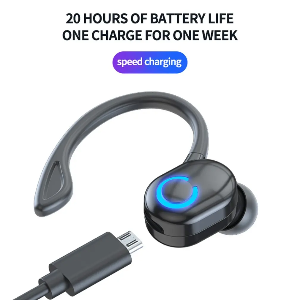 2022 популярные Bluetooth-совместимые 5.2 беспроводные наушники-вкладыши спортивные с