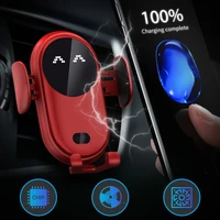 Portable Smart Car Phone Holder Wireless Charger Automatic Sensor Car Mount Air Vent 10W Fast Charging Bracket Support