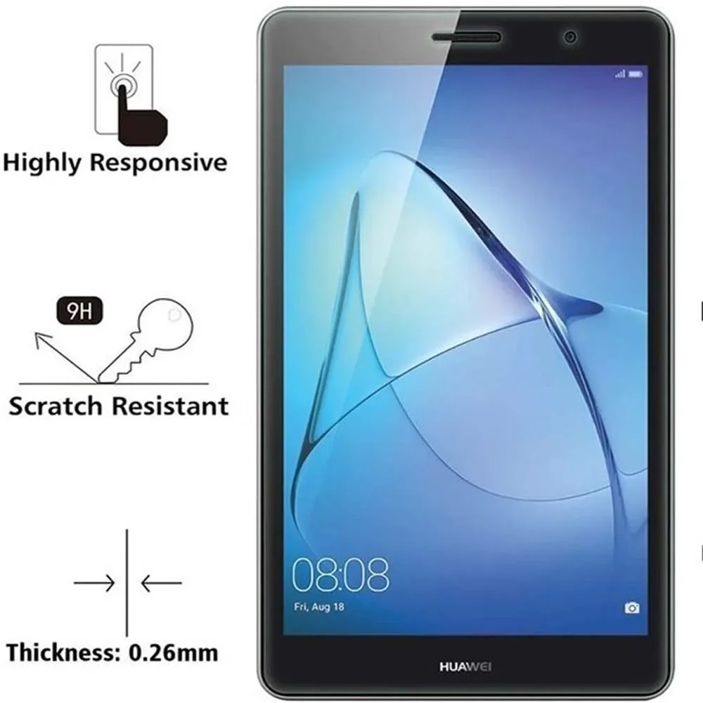 Для Huawei MediaPad T3 8.0 KOB-W09 KOB-L09-9H Премиум-планшет из закаленного стекла с защитой от