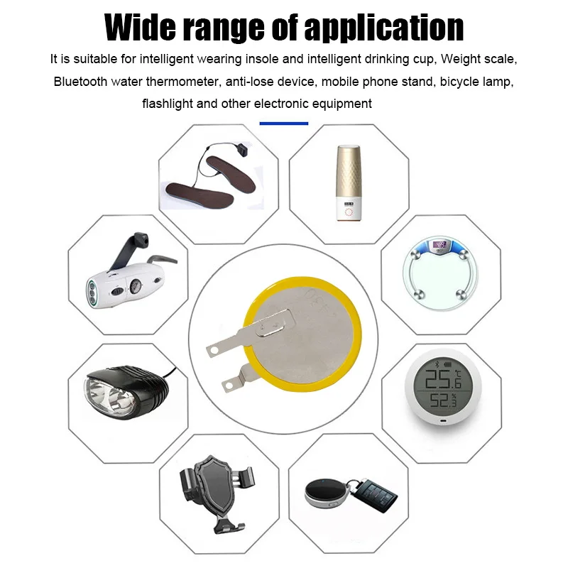 3 шт. в CR2430 припаянный 2-контактный кнопочный элемент батареи для основной платы