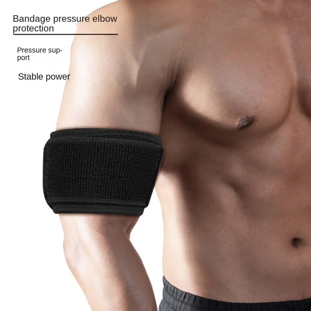 

Arthritis Elbow Protector Compression Pad Wristband Pad Black Arm Sleeve Outdoor|Marathon|Mountaineer|Adult|Golfer
