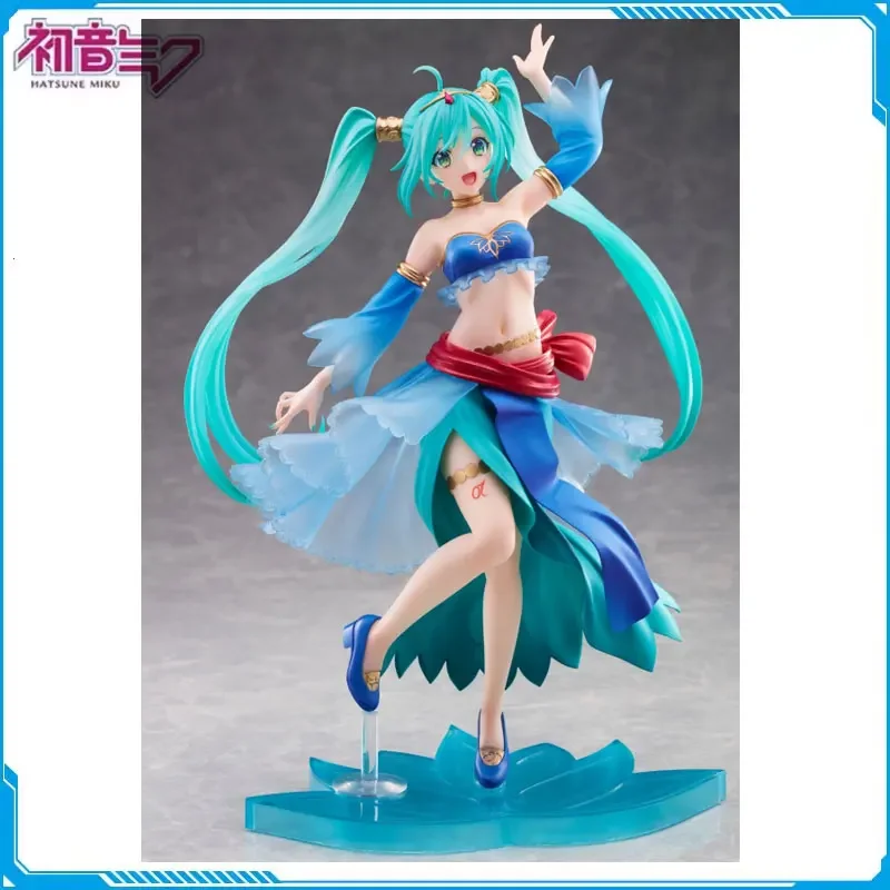 

TAITO Original Virtual Singer VOCALOID Hatsune Miku Arabic Arabic Style Dress Peripheral PVC Model Action Toy Figures Gift