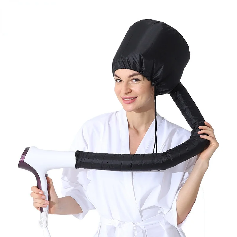 1Pcs Portable Soft Hair Drying Cap Bonnet Hood Hat Womens Blow Dryer Home hairdressing Salon Supply Adjustable Accessory