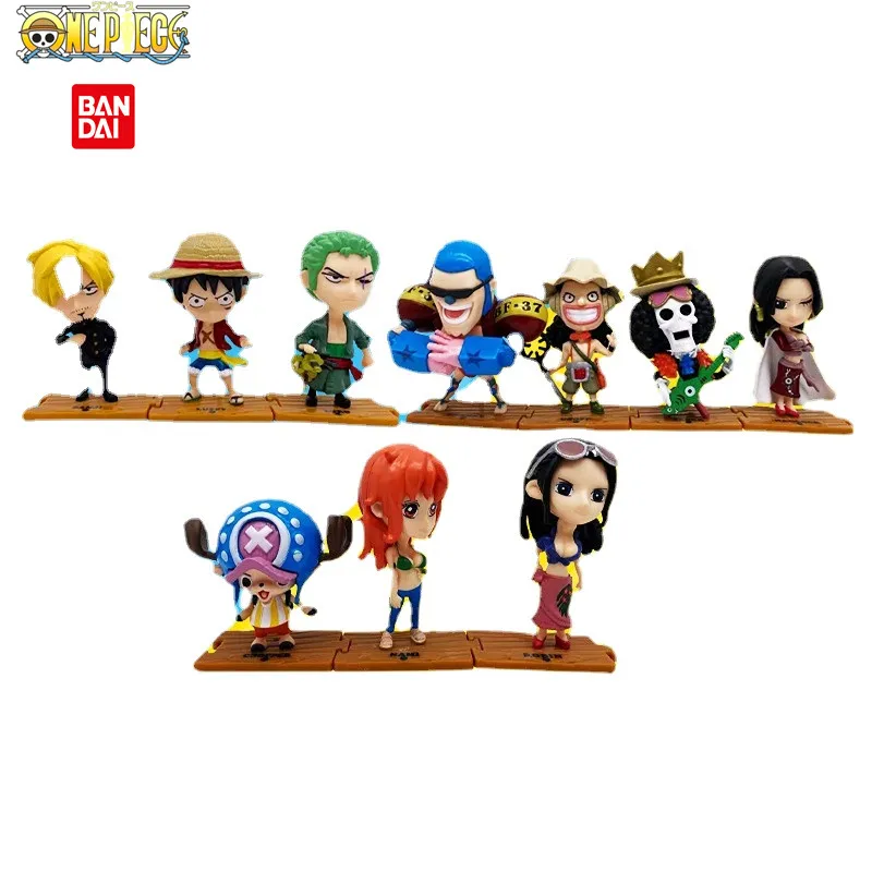 

Цельный анимационный периферийный Q вариант ручной работы украшения 10 соломенная шляпа группа морских бандитов Луффи ророноа Зоро кукла мо...