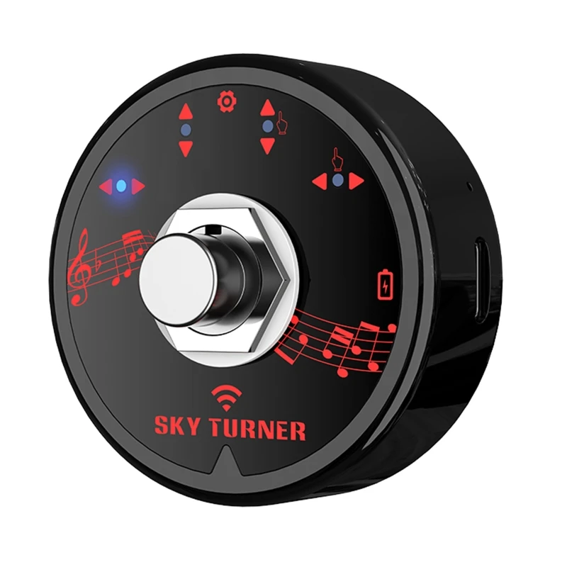 

Совместимая с Bluetooth электронная педаль для поворота музыки универсальная производительность электронное устройство для поворота страниц