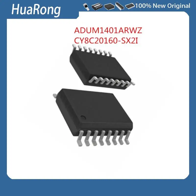 

5 шт./Лот, ADUM1401ARWZ ADUM1401A ADUM1402ARWZ ADUM1402A CY8C20160-SX2I CY8C20160 CY8C21234-24SXI CY8C21234 SOP-16