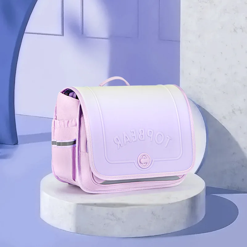 japanese orthopedic school backpack leather children school bags boys girls primary school backpack bookbag waterproof schoolbag