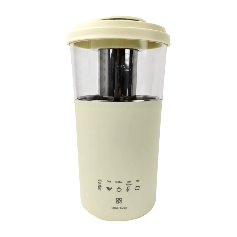 Multifunction Milk Tea Maker Flower Fruit Tea Milk Foam Stirring Small Coffee Machine Home Office