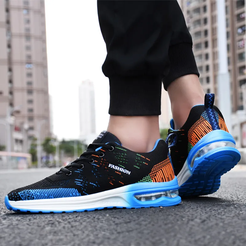 Cheap Fashion Mens Running Shoes Light Air Sneakers Breathable Mesh Men Sneakers Comfort Mens Trainers Shoes Athletic Footwear