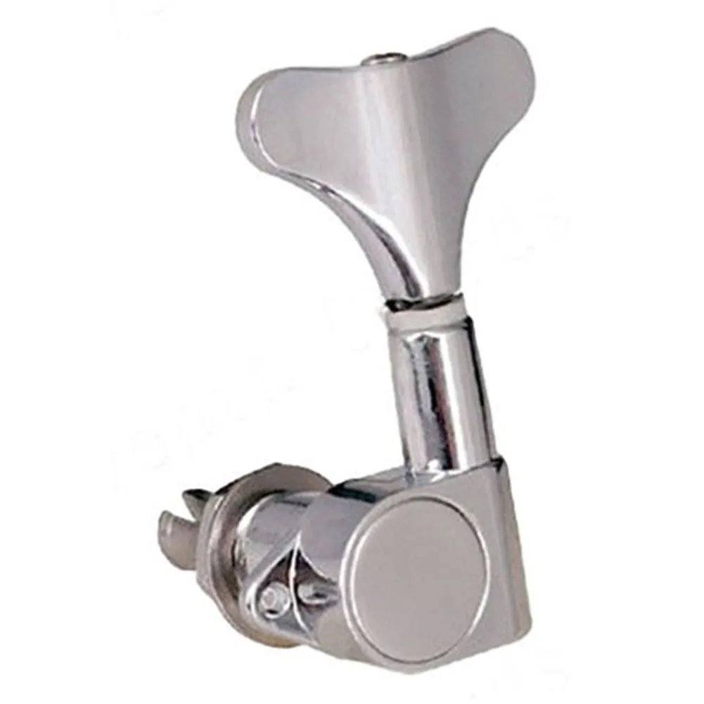 

Durable Fish Tail Buttons Bass Tuning Pegs Accessories Bass Guitar Bass String Tuners Black/Chrome Heads Parts